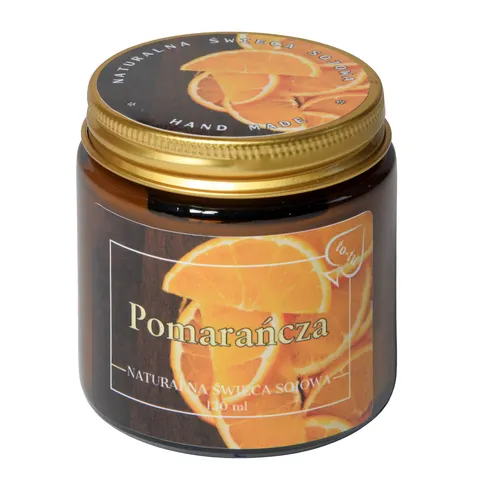 POMARAŃCZA Świeca zapachowa sojowa 120 ml