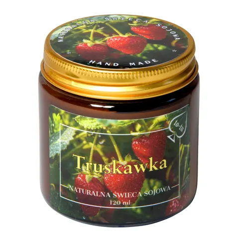 TRUSKAWKA Świeca zapachowa sojowa 120 ml