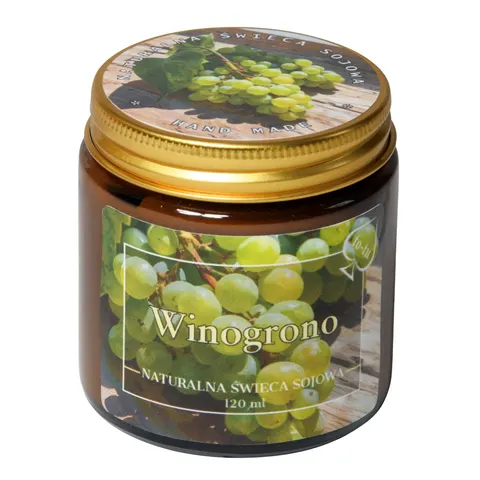 WINOGRONO Świeca zapachowa sojowa 120 ml