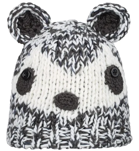 Czapka dziecięca NORDBRON Little Panda Beanie dark gray 53-55