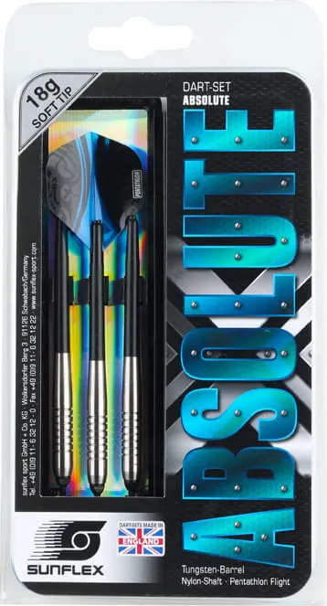 Rzutki dart Soft SUNFLEX Absolute 3 szt.