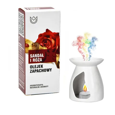 SANDAŁ i RÓŻA Olejek zapachowy NATURALNE AROMATY