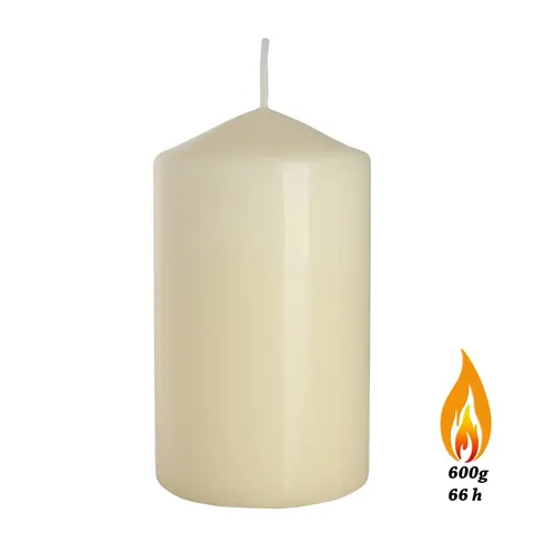 Świeca walec ecru 80/150 palenie 66h BISPOL
