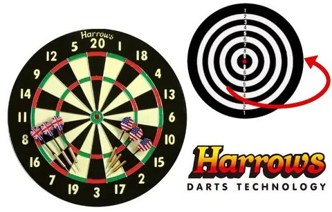 Tarcza dart HARROWS Champion Family Paper Dart Game dwustronna