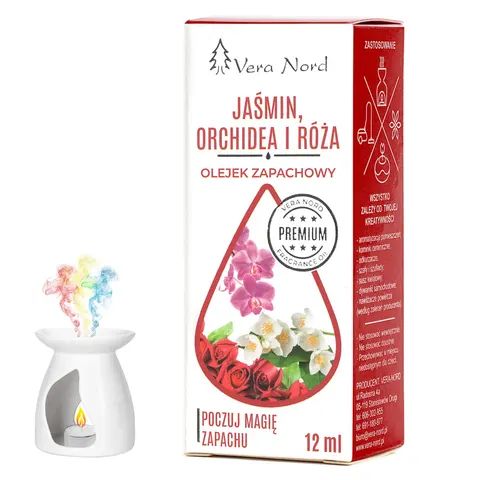 JAŚMIN Orchidea i Róża olejek zapachowy Vera Nord