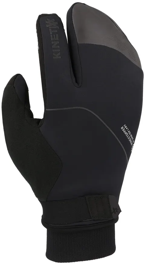Rękawiczki rowerowe zimowe unisex KINETIXX Luzan black roz. 8