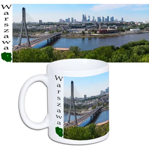 Kubek POLSKIE KRAJOBRAZY WARSZAWA