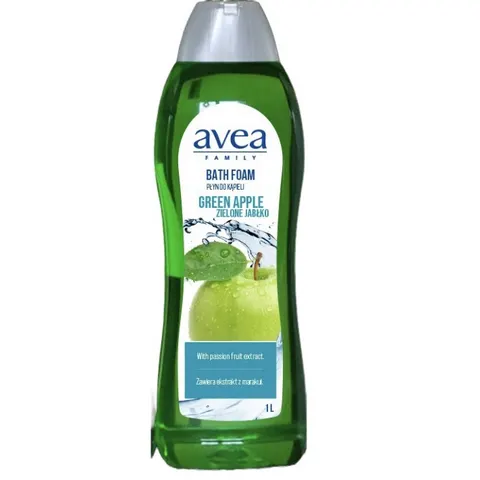 AVEA Płyn do kąpieli ZIELONE JABŁKO, 1 l