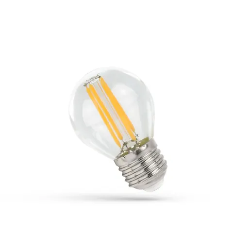 Żarówka LED KULKA E-27 230V 5.5W COG WW CLEAR DIMMABLE SPECTRUM