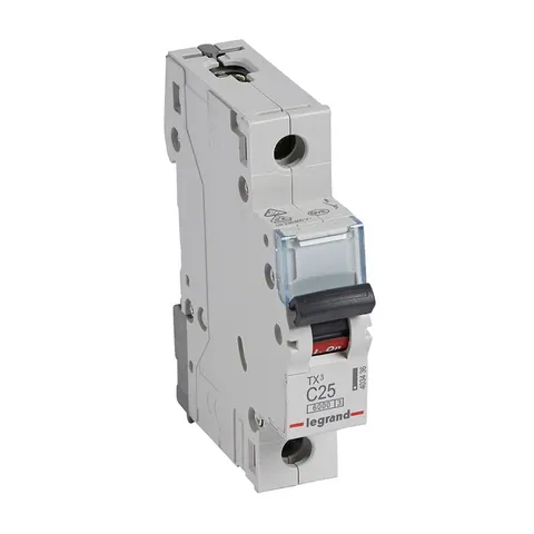 Wyłącznik nadprądowy 1P C 25A 6kA AC S301 TX3; 403436 LEGRAND