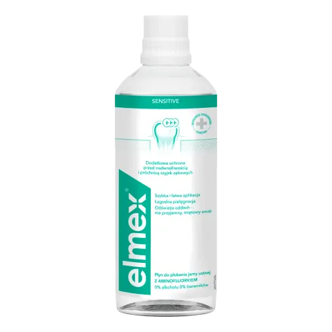 ELMEX Płyn do płukania jamy ustnej SENSITIVE PLUS, 400 ml