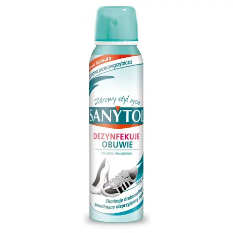 SANYTOL Odświeżacz do obuwia DEZYNFEKUJĄCY, 150 ml