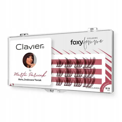 CLAVIER Kępki rzęs FOXY FEMME 10-14 mm, 1 op