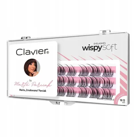 CLAVIER Kępki rzęs WISPY SOFT 10-13 mm, 1 op
