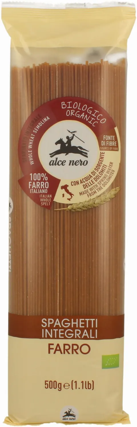 Makaron z Płaskurki Razowy Spaghetti BIO 500 g Alce Nero