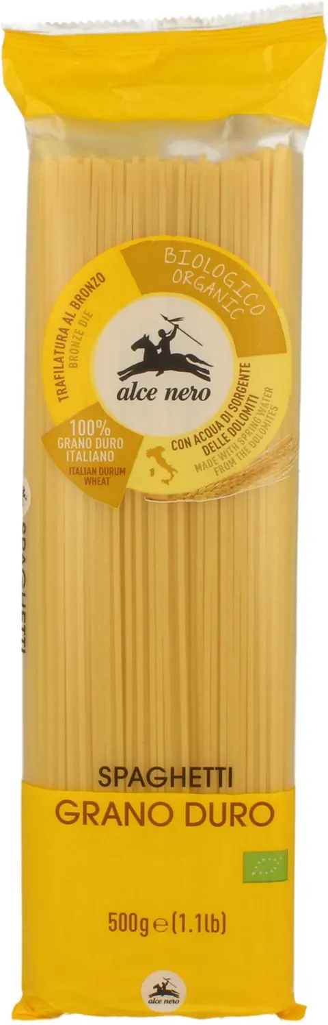 Makaron Spaghetti Semolina BIO 500 g Alce Nero