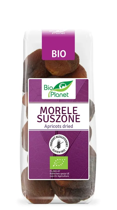 Morele Suszone Bezglutenowe BIO 150 g Bio Planet