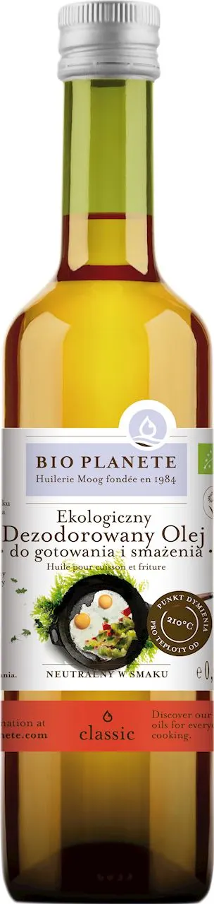Olej do gotowania i smażenia BIO 500 ml Bio Planete