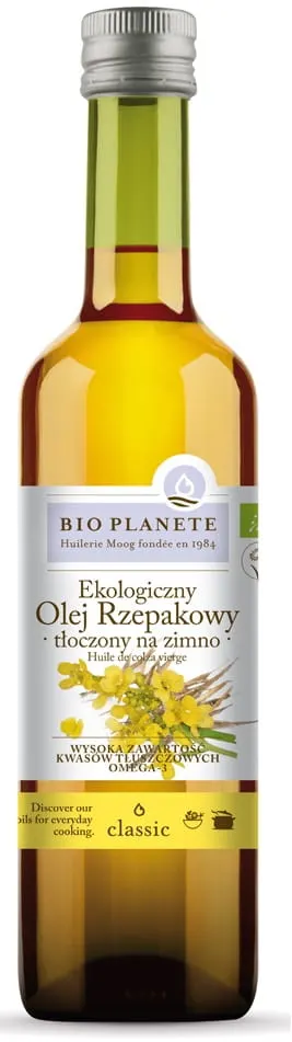 Olej Rzepakowy Virgin BIO 500 ml Bio Planete