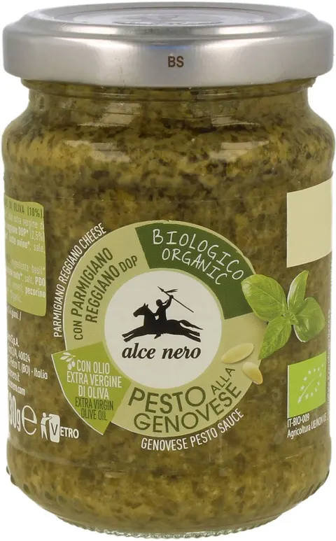 Pesto Genovese (Sos Bazyliowy) BIO 130 g Alce Nero