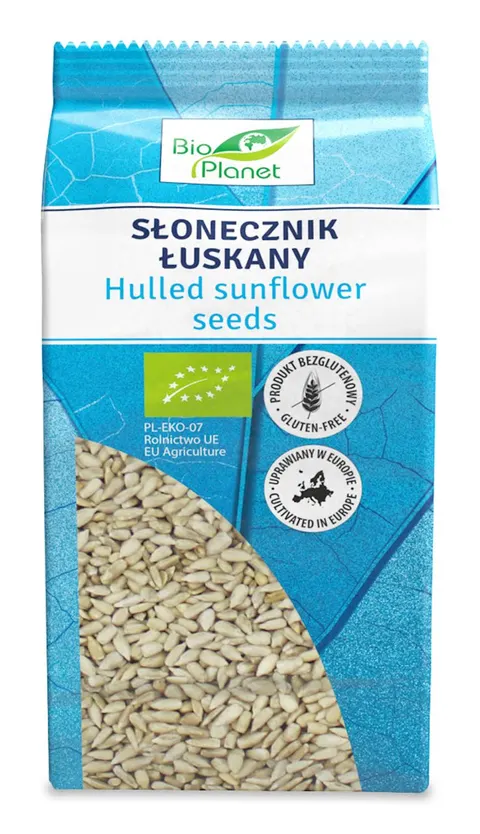 Słonecznik Łuskany, Bezglutenowy BIO 250 g Bio Planet