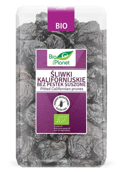 Śliwki Kalifornijskie bez Pestek bezglutenowe BIO 1kg - Bio Planet