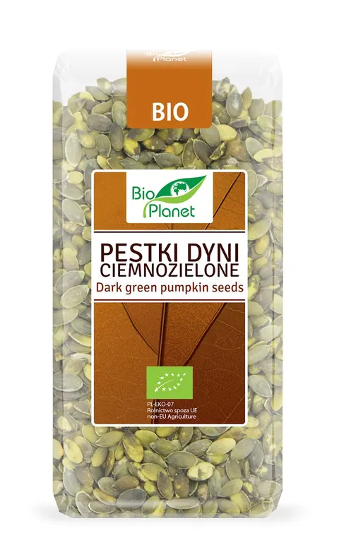 Pestki Dyni Ciemnozielone BIO 350 g Bio Planet