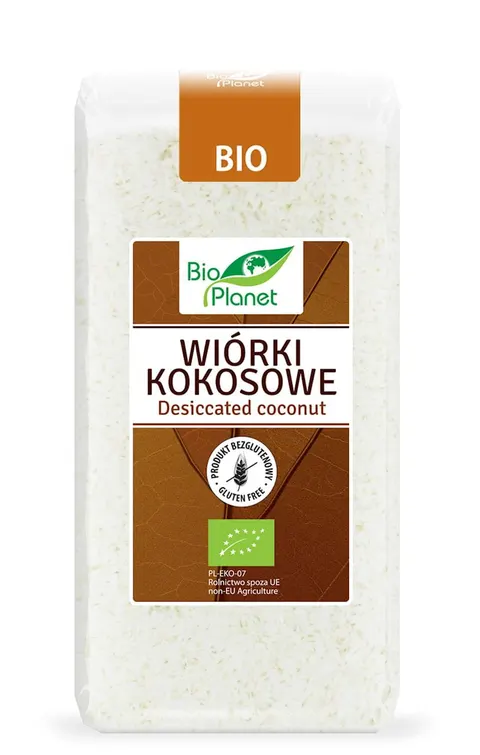 Wiórki Kokosowe Bezglutenowe BIO 200 g Bio Planet