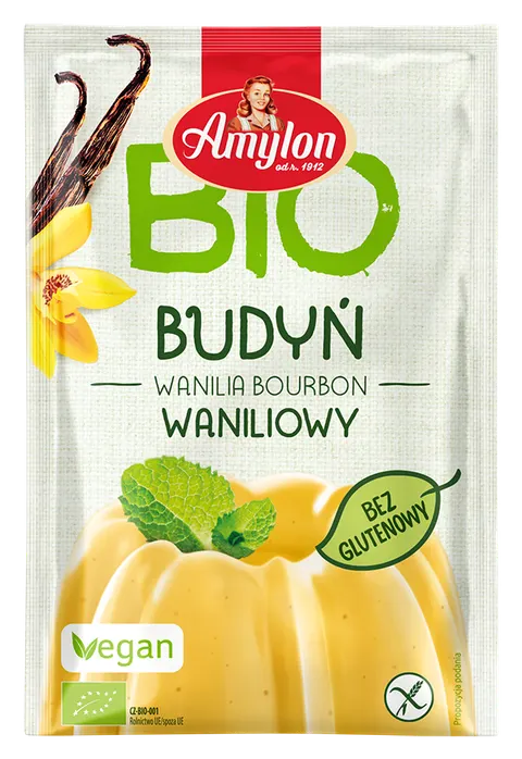 Budyń Waniliowy Bezglutenowy BIO 40 g Amylon