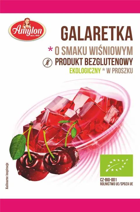 Galaretka o smaku Wiśniowym 40 g Amylon
