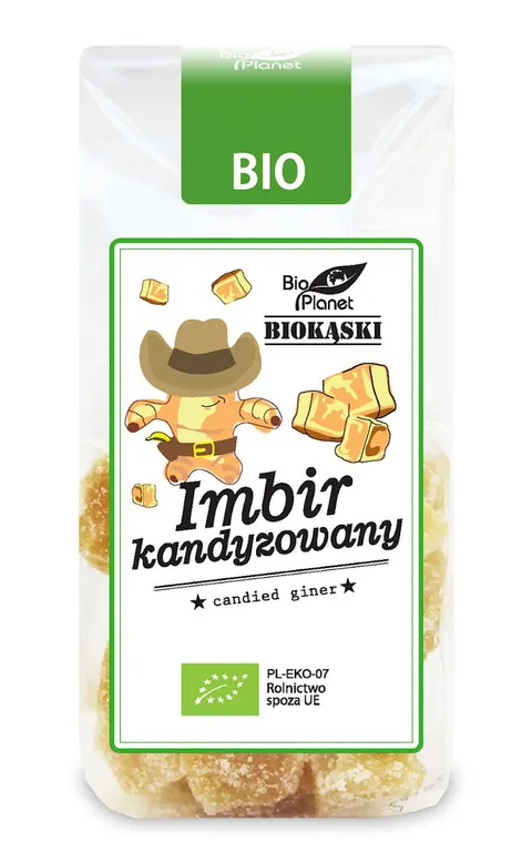 Imbir Kandyzowany BIO 100 g Bio Planet