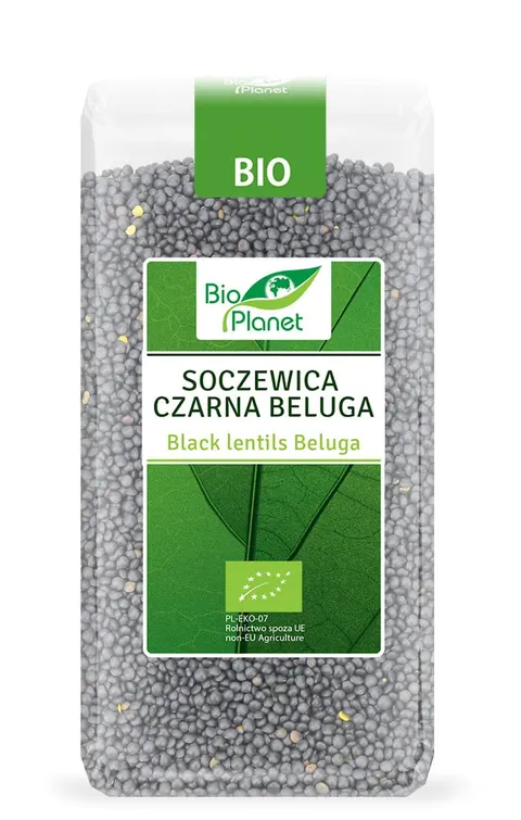 Soczewica Czarna Beluga BIO 400 g Bio Planet