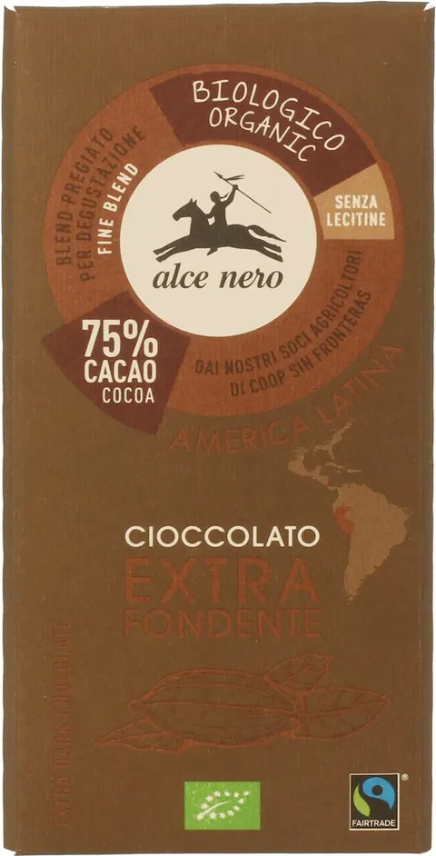 Czekolada Gorzka 75% BIO FT 100 g Alce Nero