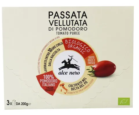 Sos Pomidorowy Passata BIO 200ml x 3 Alce Nero
