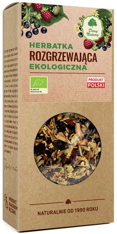 Herbatka Rozgrzewająca BIO 50 g Dary Natury