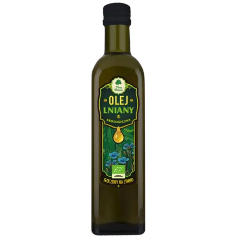 Olej Lniany Virgin 250 ml BIO Dary Natury