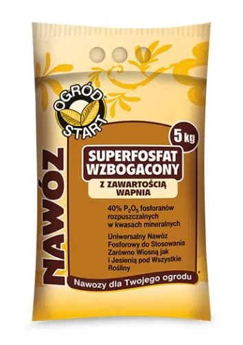 Nawóz fosforowy wzbogacony w wapń. Superfosfat potrójny - 2 kg Ogród Start