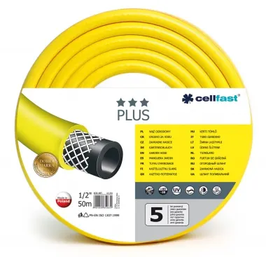 CELLFAST WĄŻ OGRODOWY PLUS 1/2" 50M 10-201