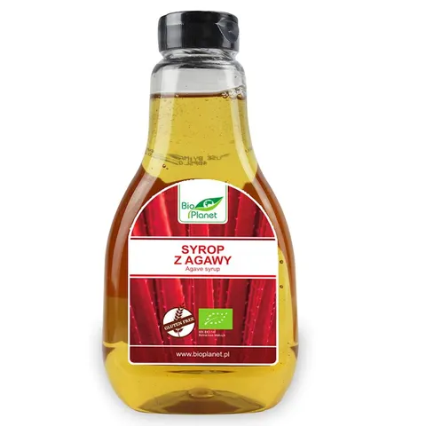 Syrop z Agawy Bezglutenowy BIO 660 g (478 ml) Bio Planet