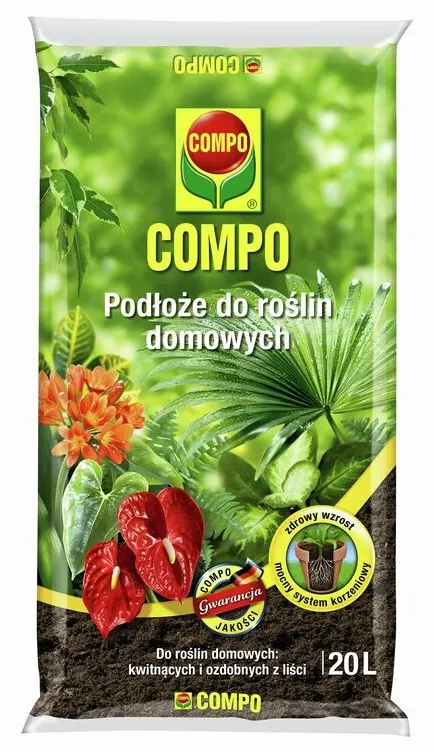 Podłoże Do Roślin Zielonych Domowych 20l Compo