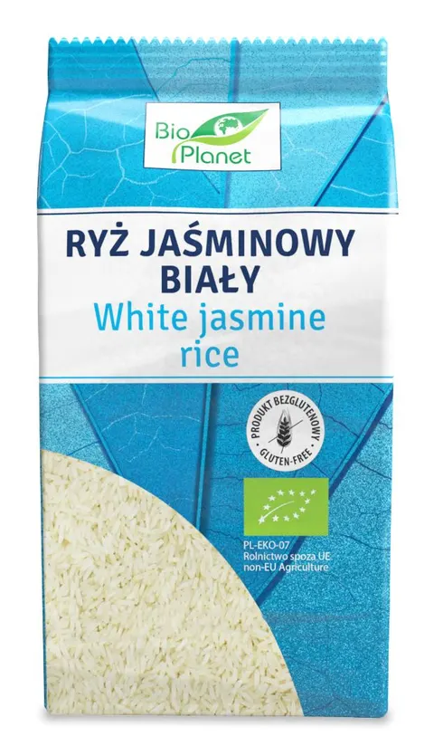 Ryż Jaśminowy Biały Bezglutenowy BIO 500 g Bio Planet