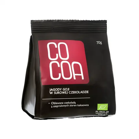 Jagody Goji w Surowej Czekoladzie BIO 70 g Cocoa