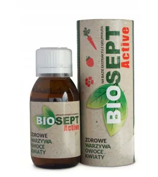 Biosept Active 1l BIOSEPT ekstrakt z grejpfruta, grzybobójczy, bakteriobójczy, poprawia odporność roślin