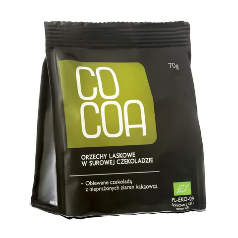 Orzechy Laskowe w Czekoladzie BIO 70 g Cocoa