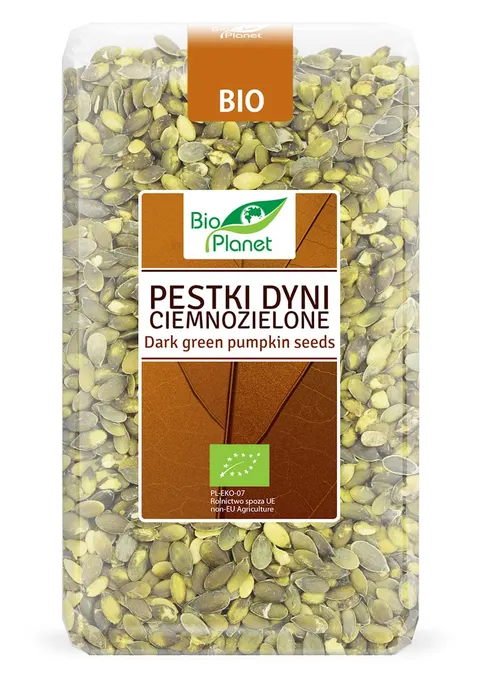 Pestki Dyni Ciemnozielone BIO 1 kg Bio Planet