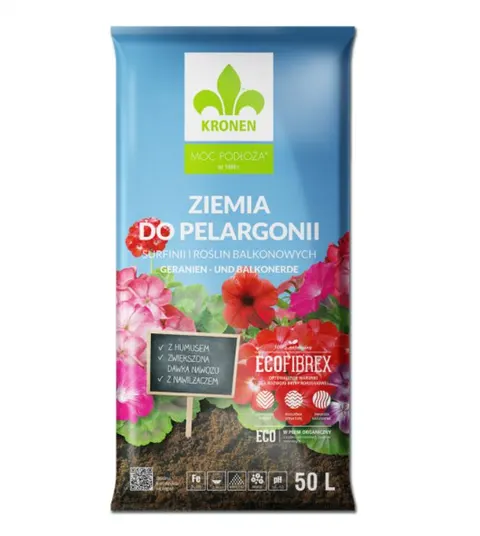 KRONEN Ziemia do Pelargonii 50l