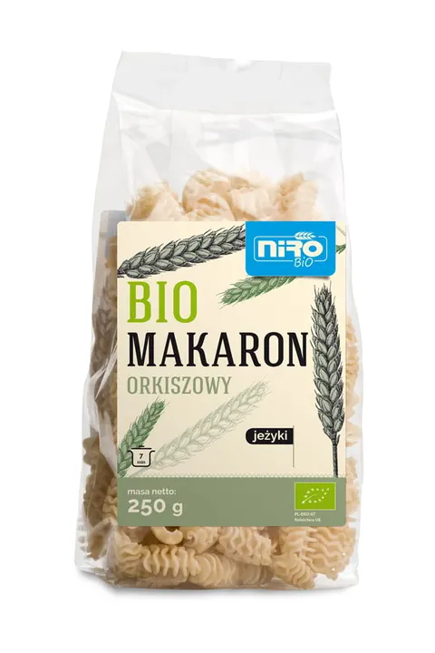 Makaron Orkiszowy Jeżyki BIO 250 g Niro