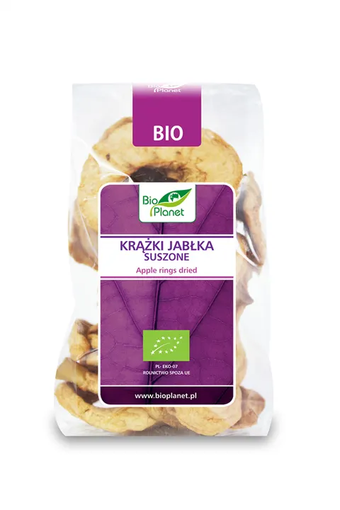 Krążki Jabłka Suszone BIO 100 g Bio Planet
