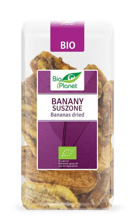 Banany Suszone BIO 150 g Bio Planet