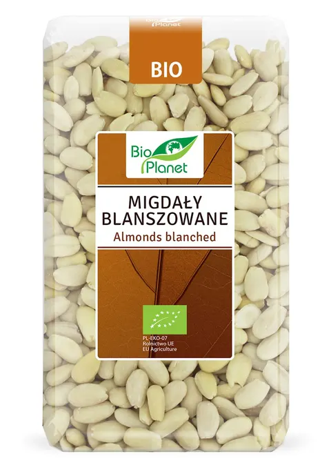 Migdały Blanszowane BIO 1 kg Bio Planet